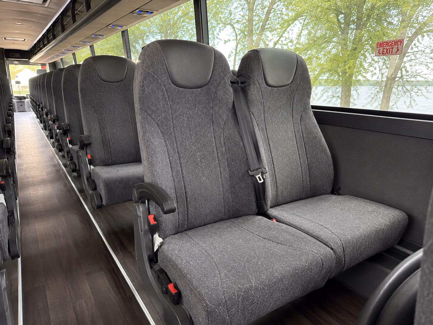 modesto charter bus interior gallery