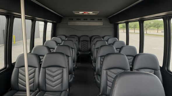 lodi 28 passenger minibus inside